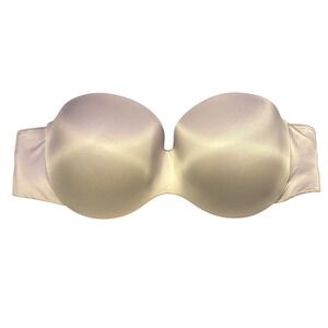 Maidenform Full Figure White Strapless Bra, 40C